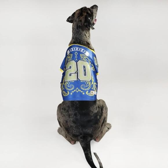 Snoop Doggie Doggs Deluxe Large Pet Jersey, Halftime NWT snoop dog pet line - Picture 6 of 7